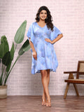 Printed Crepe Satin Kaftan & Oversized Robes - Hair Love India