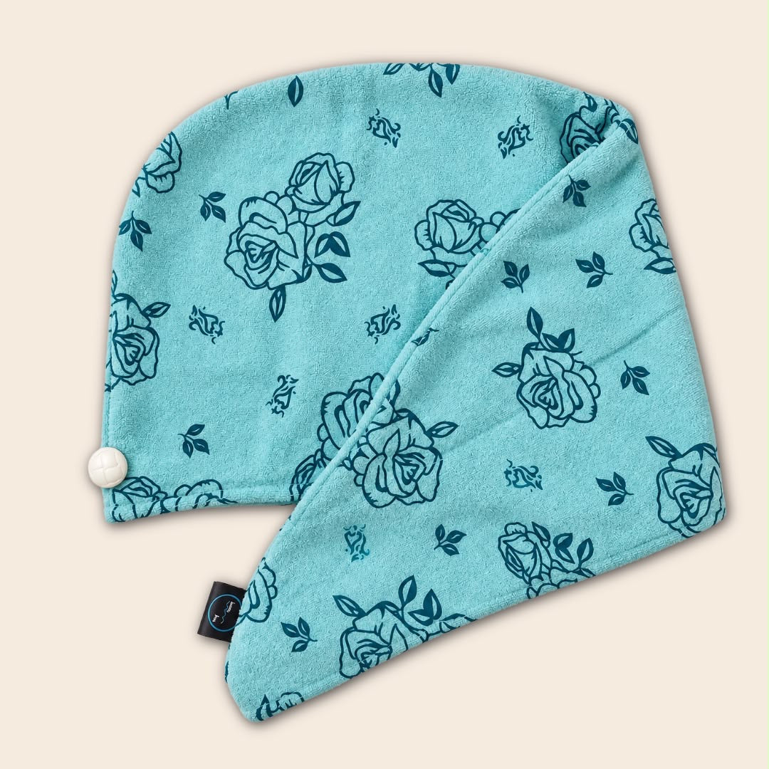 390 GSM Microfiber Hair Turban for Curly & Wavy Hair - Hair Wrap