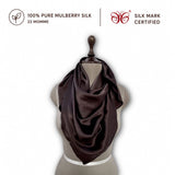 Mulberry Silk Scarf  | 22 Momme | Charmeuse Weave | Silk Mark Certified