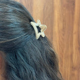 Doodle Glossy Acrylic Star Clip