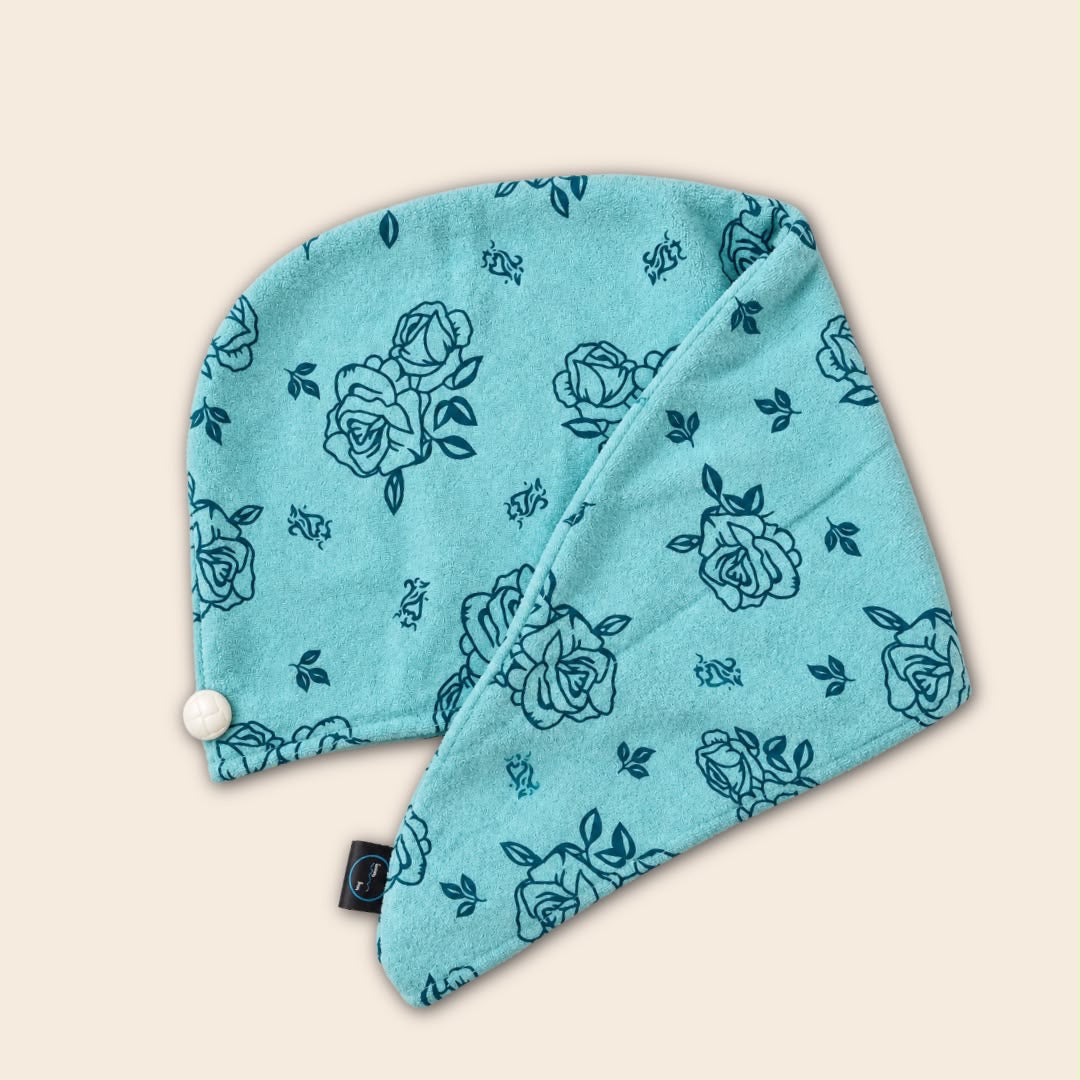 390 GSM Microfiber Hair Turban for Curly & Wavy Hair - Hair Wrap