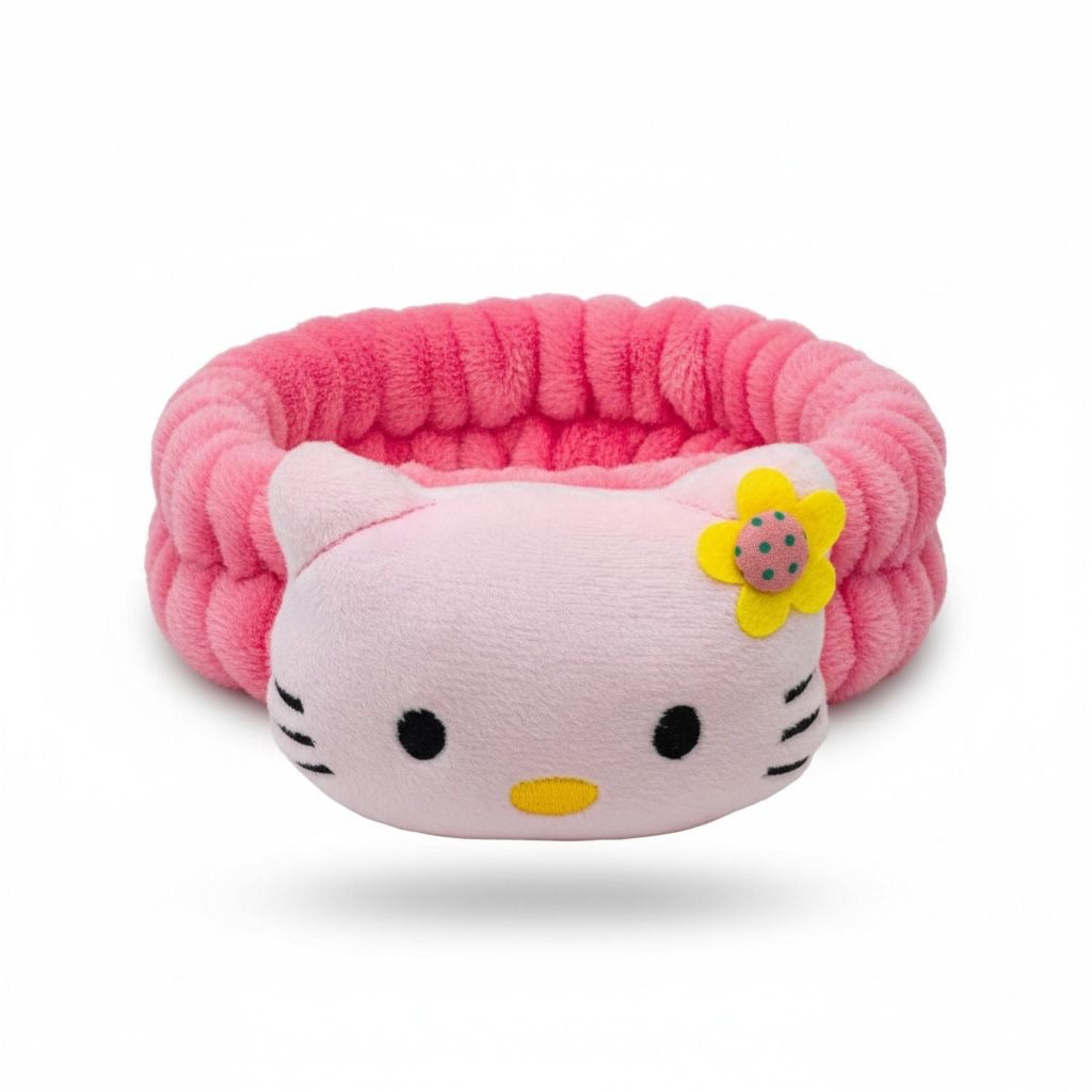 Fuzzy Headband - Hello Kitty