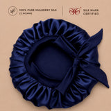 Mulberry Silk Bonnet  | 22 Momme | Charmeuse Weave | Silk Mark Certified