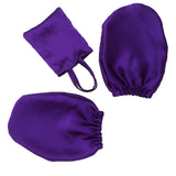 Silk Mittens – Scrunching Gloves 22 Momme Mulberry Silk in Charmeuse - Hair Love India