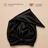 Mulberry Silk Bonnet  | 22 Momme | Charmeuse Weave | Silk Mark Certified