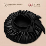 Mulberry Silk Bonnet  | 22 Momme | Charmeuse Weave | Silk Mark Certified