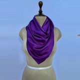 Mulberry Silk Scarf (22 Momme Mulberry Silk in Charmeuse Weave- Silk Mark Certified) - Hair Love India