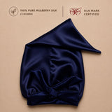 Mulberry Silk Bonnet  | 22 Momme | Charmeuse Weave | Silk Mark Certified