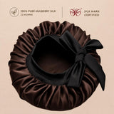 Mulberry Silk Bonnet  | 22 Momme | Charmeuse Weave | Silk Mark Certified