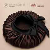 Mulberry Silk Bonnet  | 22 Momme | Charmeuse Weave | Silk Mark Certified