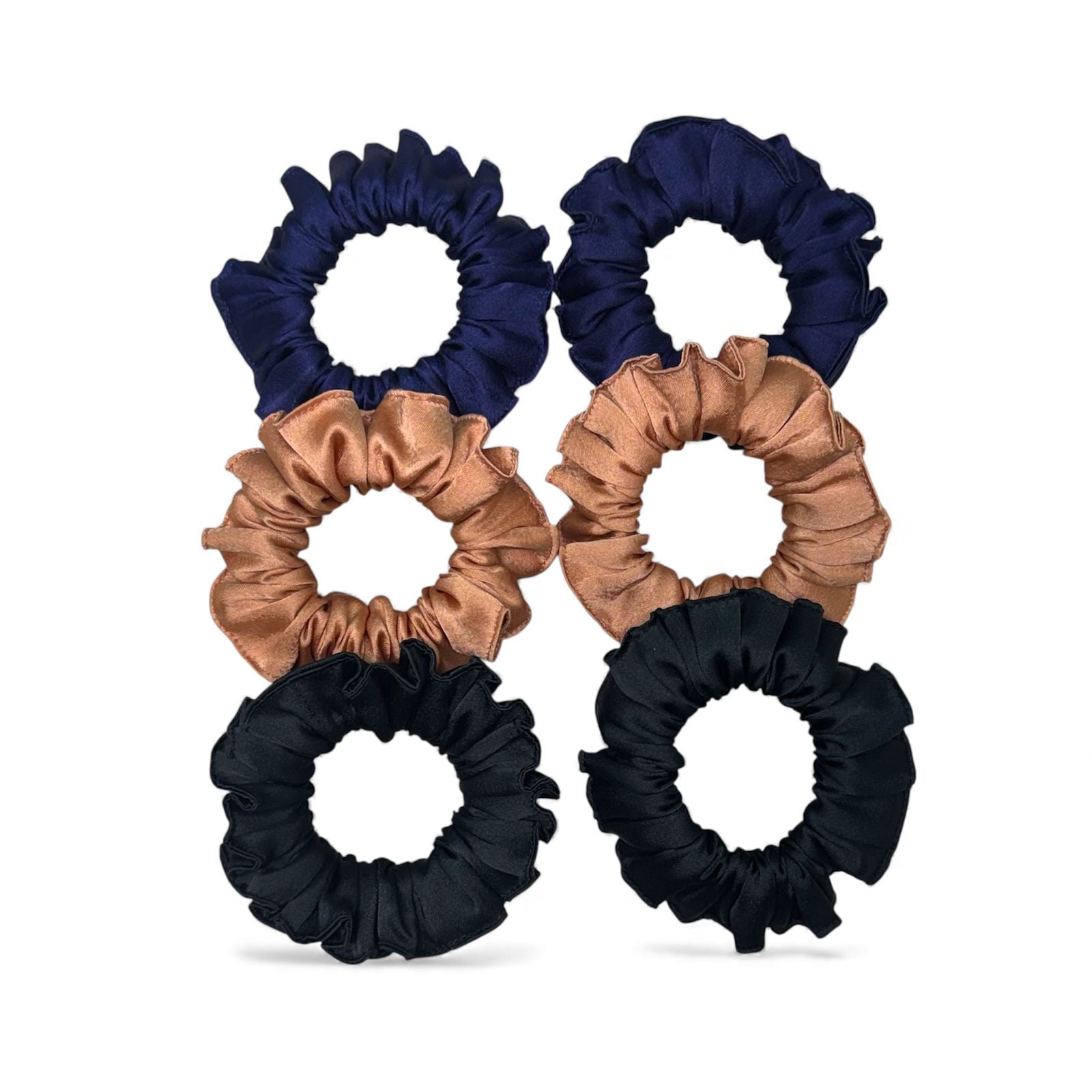 Satin Scrunchies Sets (Pack of 6) - Hair Love India