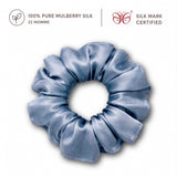 Mulberry Silk Scrunchies | 22 Momme | Charmeuse Weave | Silk Mark Certified
