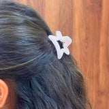Doodle Glossy Acrylic Star Clip