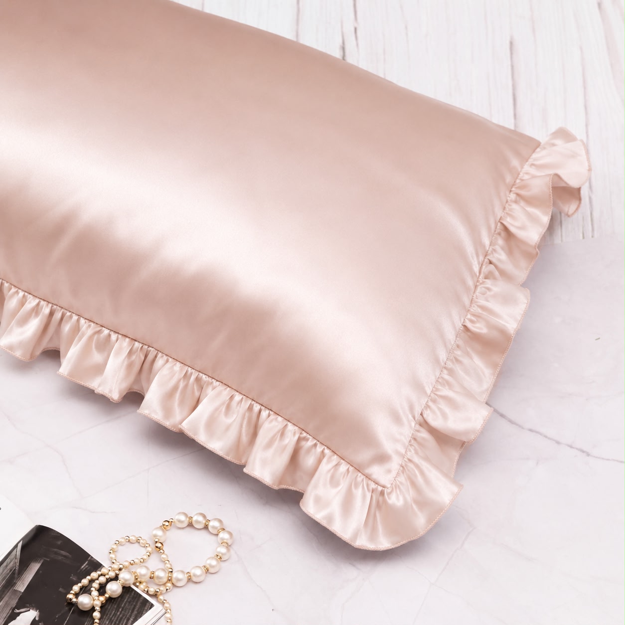 Mulberry Silk Pillow Cover | 22 Momme | Charmeuse Weave | Silk Mark Certified