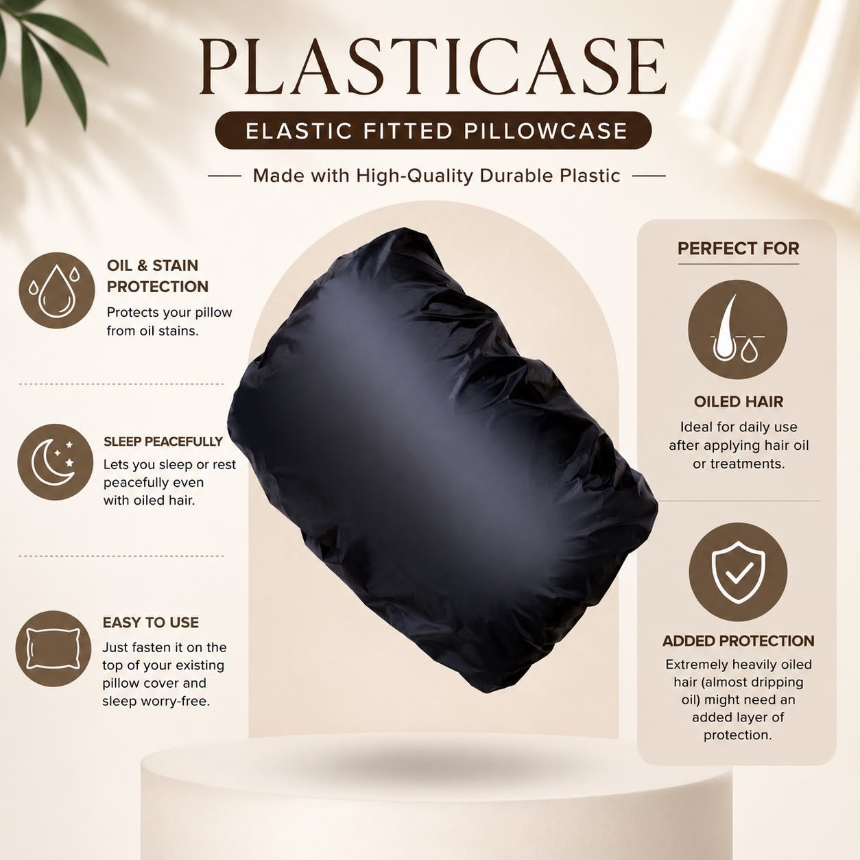 Plasticase - Fitted Plastic Pillow Protector