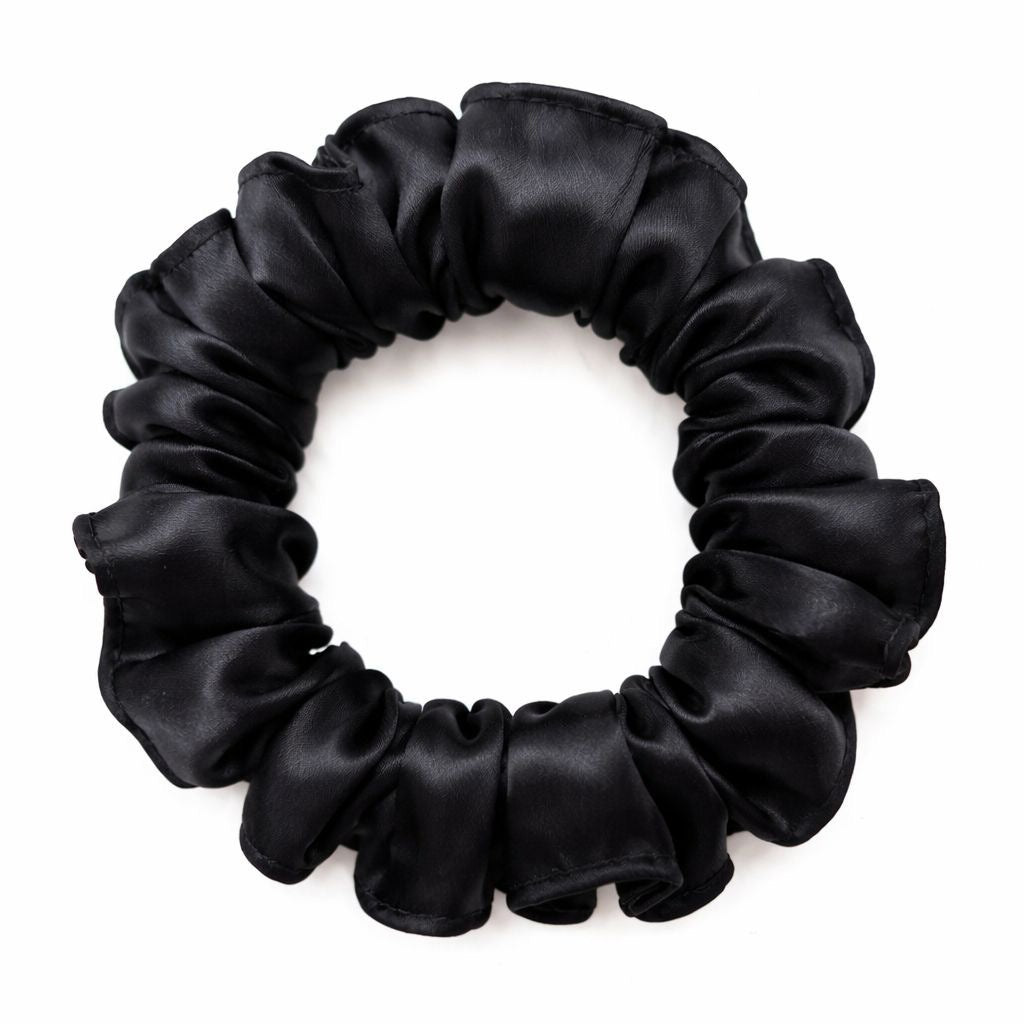 Mulberry Silk Scrunchies | 22 Momme | Charmeuse Weave | Silk Mark Certified - Hair Love India