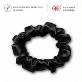 Mulberry Silk Scrunchies | 22 Momme | Charmeuse Weave | Silk Mark Certified