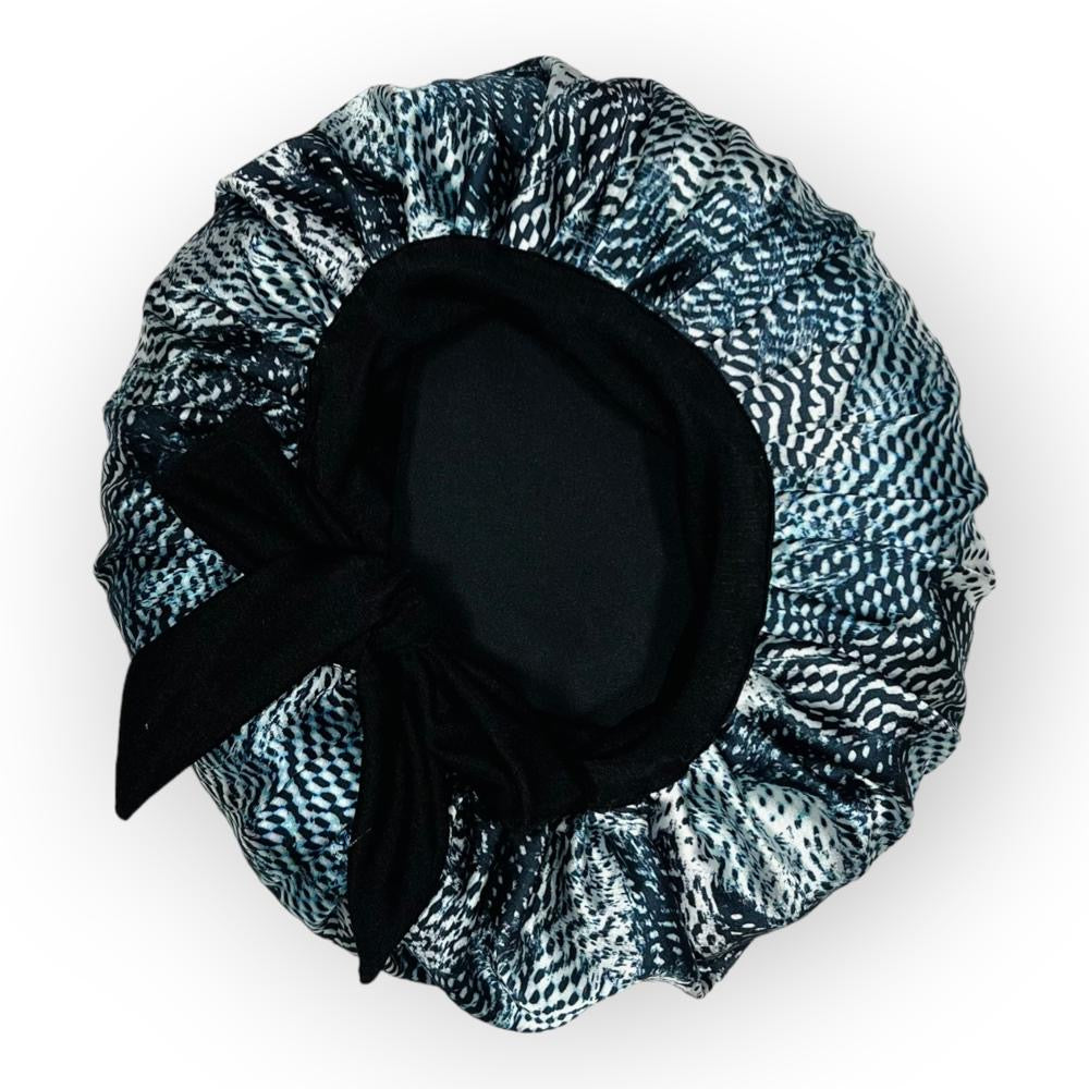 Printed Satin Bonnet – Regular, Jumbo, Medium & Long Bonnet - Hair Love India