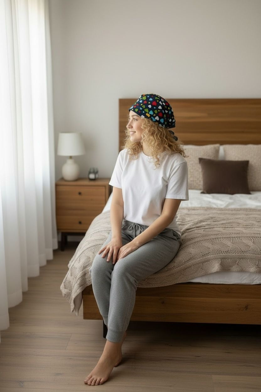 Printed Satin Lined Head Wrap