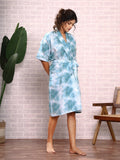 Printed Crepe Satin Kaftan & Oversized Robes - Hair Love India