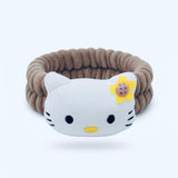 Brown Fuzzy Headband - Hello Kitty