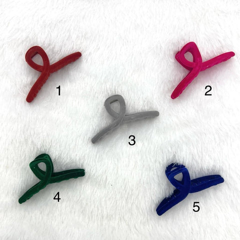 Suede Covered Claw Clips - Hair Love India