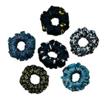 Ponytail Printed Satin Scrunchies - Hair Love India