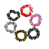 Ponytail Printed Satin Scrunchies - Hair Love India