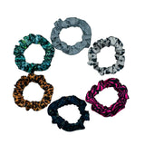 Ponytail Printed Satin Scrunchies - Hair Love India