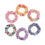 Ponytail Printed Satin Scrunchies - Hair Love India