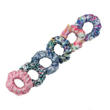 Ponytail Printed Satin Scrunchies - Hair Love India