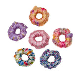 Ponytail Printed Satin Scrunchies - Hair Love India