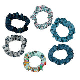 Ponytail Printed Satin Scrunchies - Hair Love India