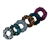 Ponytail Printed Satin Scrunchies - Hair Love India