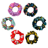Ponytail Printed Satin Scrunchies - Hair Love India
