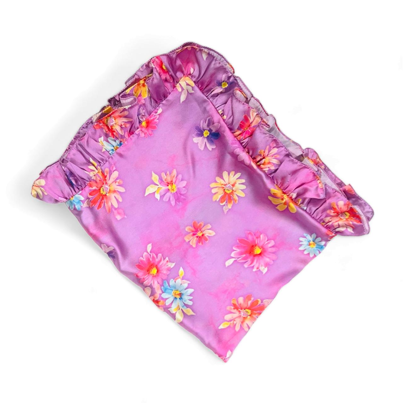 Printed Satin Pillow Cover - Hair Love India