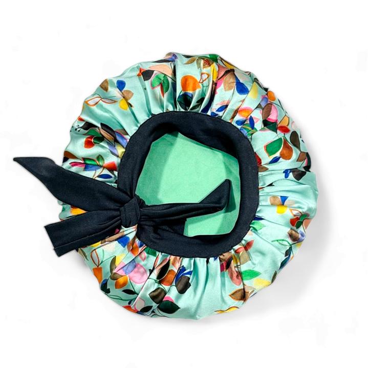 Printed Satin Bonnet – Regular, Jumbo, Medium & Long Bonnet - Hair Love India