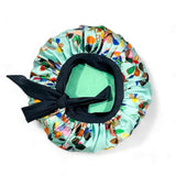 Printed Satin Bonnet – Regular, Jumbo, Medium & Long Bonnet - Hair Love India