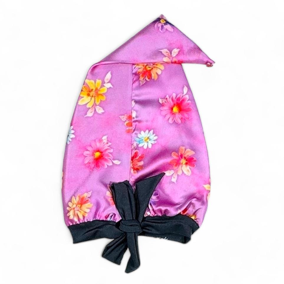 Printed Satin Bonnet – Regular, Jumbo, Medium & Long Bonnet - Hair Love India