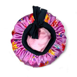 Printed Satin Bonnet – Regular, Jumbo, Medium & Long Bonnet - Hair Love India