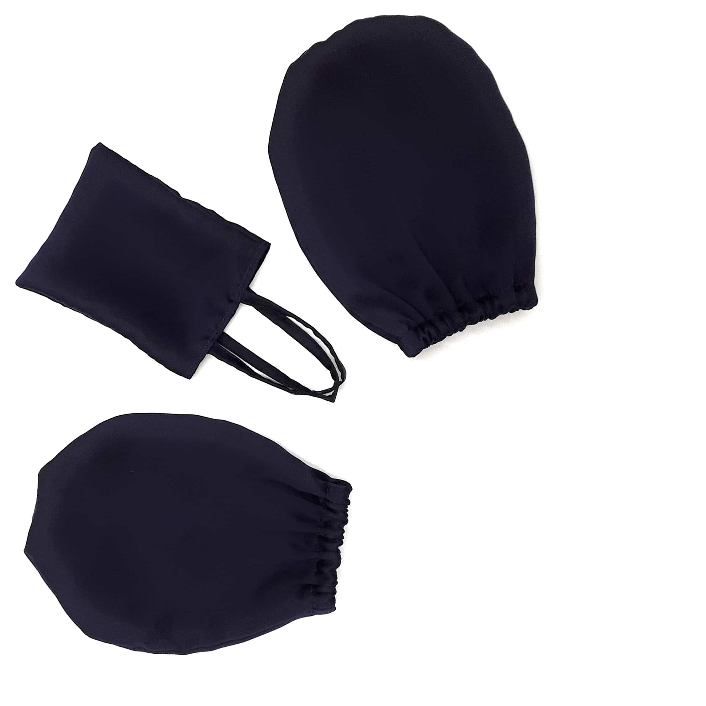 Silk Mittens – Scrunching Gloves 22 Momme Mulberry Silk in Charmeuse - Hair Love India