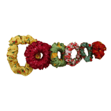 All Sizes Mix Printed Satin Scrunchies (Assorted Random Print Only) - Hair Love India