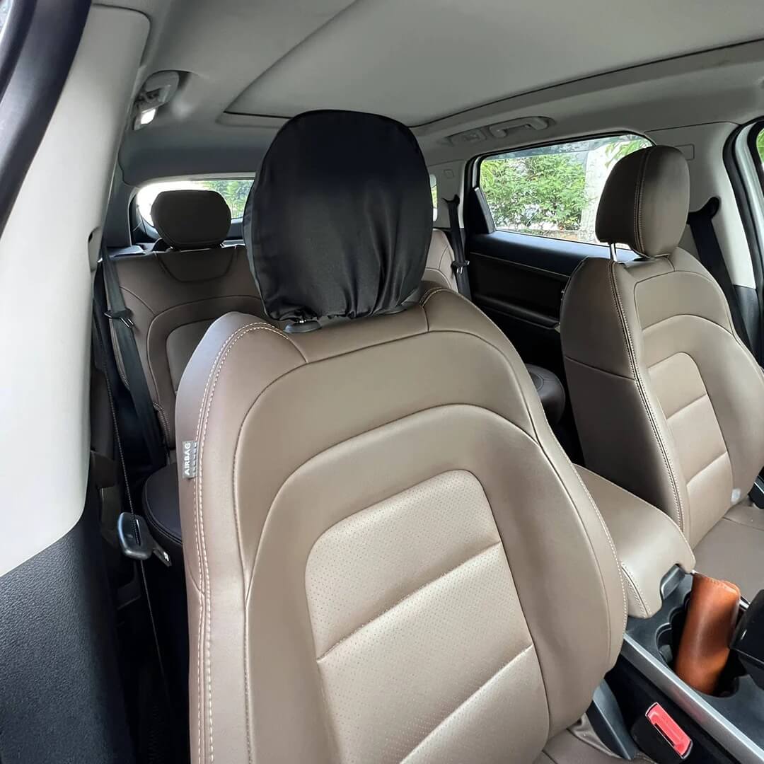 Satin Car Head-Rest Cover