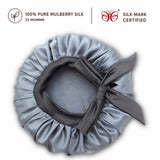 Mulberry Silk Bonnet  | 22 Momme | Charmeuse Weave | Silk Mark Certified