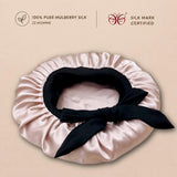 Mulberry Silk Bonnet  | 22 Momme | Charmeuse Weave | Silk Mark Certified
