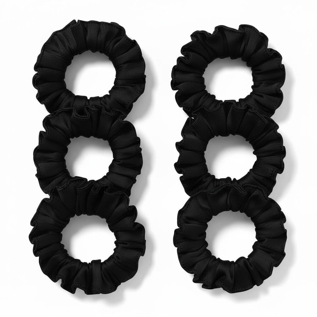 Anti-hair breakage satin scrunchies for women