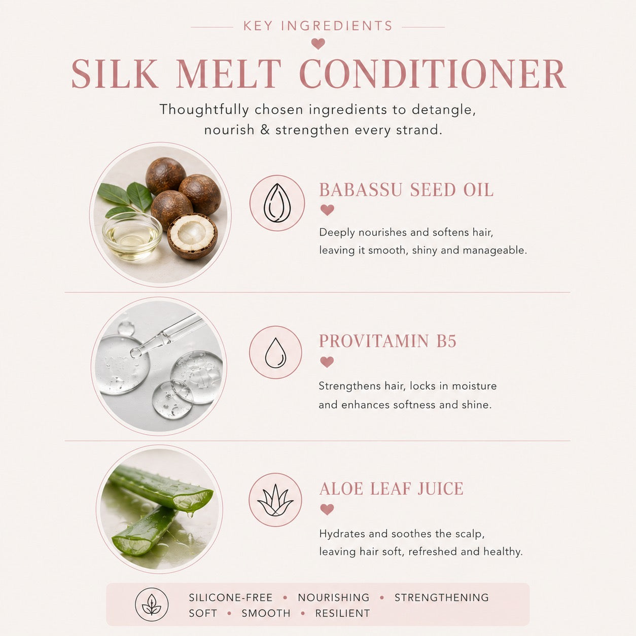 Anti-frizz conditioner in India that smooths hair without weighing it down.
