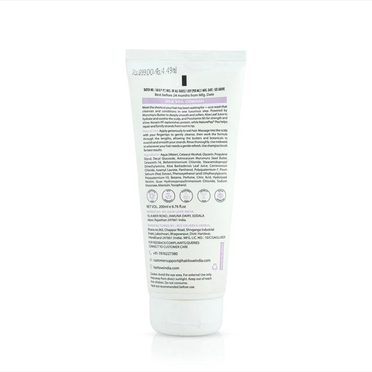 Co-wash for low porosity hair that provides lightweight cleansing and hydration.