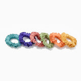 Cute satin scrunchies in multiple solid colours
