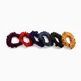High shine satin hair tie for stylish ponytails and buns